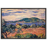 Antheor Bay by Louis Valtat, framed poster