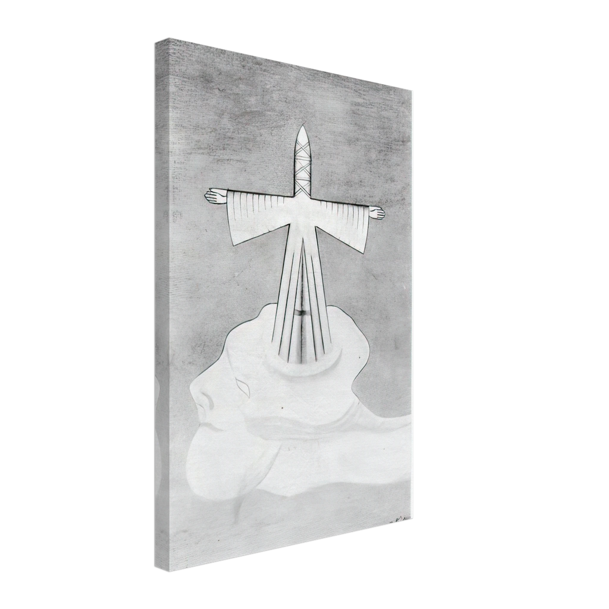 Antichrist by August Natterer, canvas
