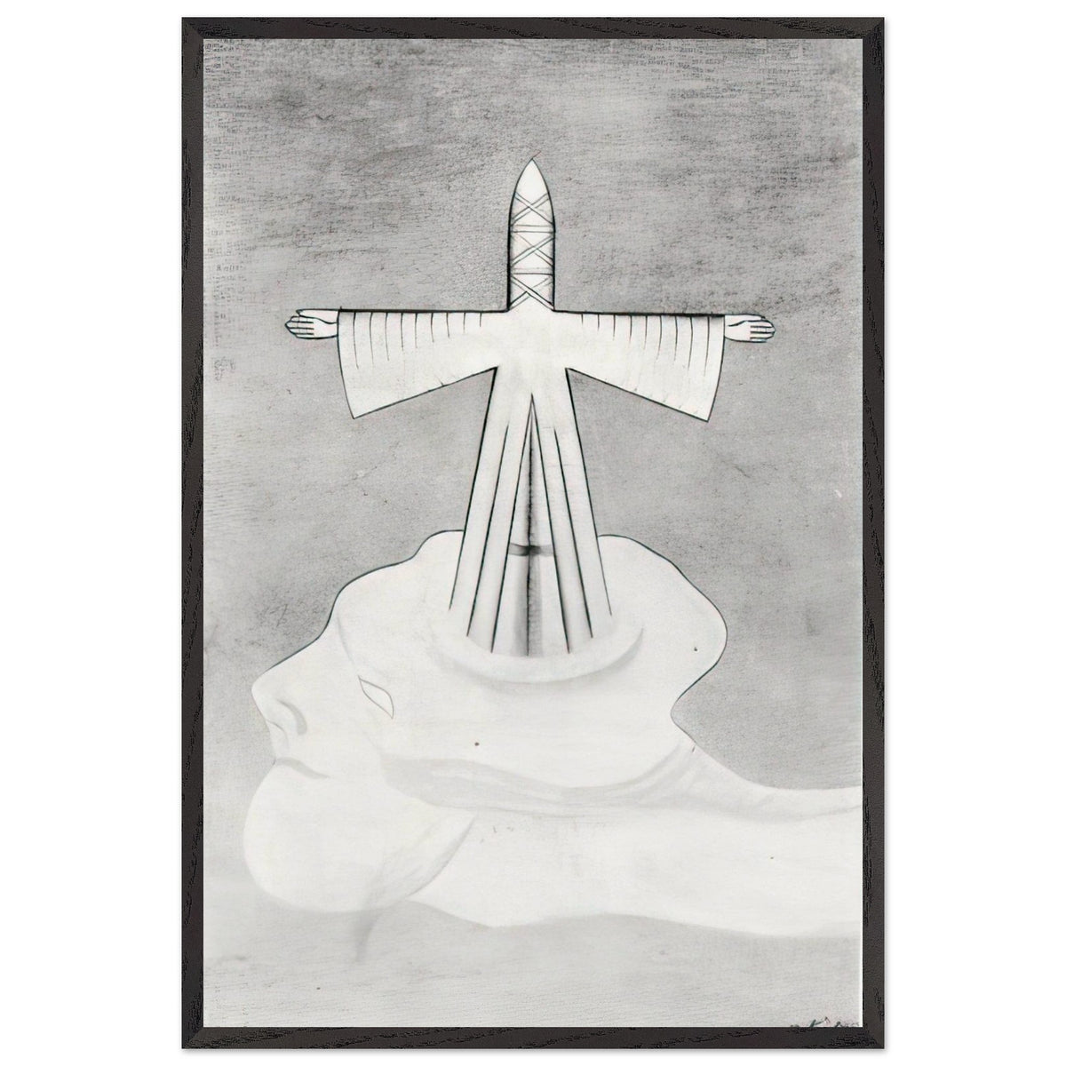 Antichrist by August Natterer, framed poster