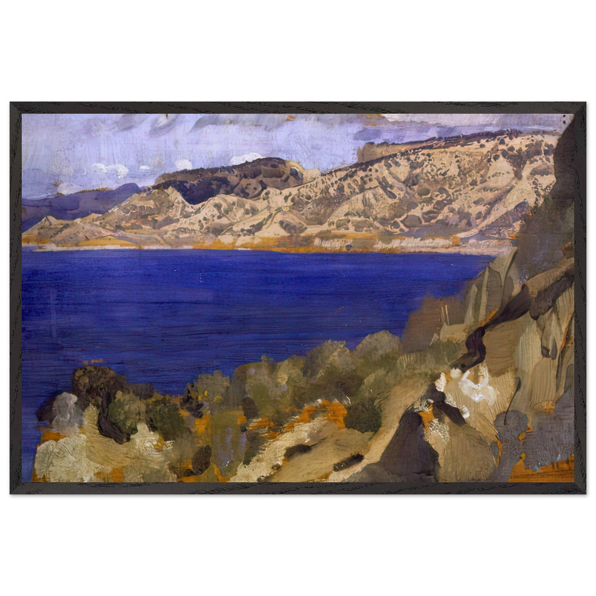 Anzac from Gaba Tepe by George Washington Lambert, framed poster
