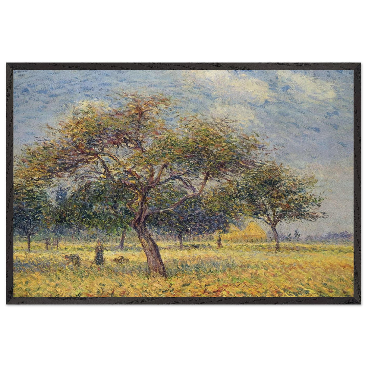 Apple Trees in October by Gustave Loiseau, framed poster