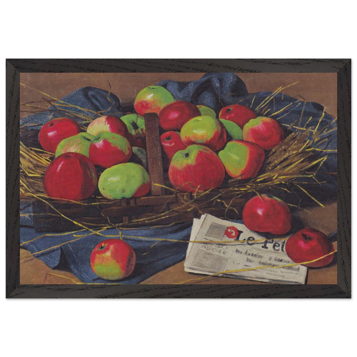 Apples by Felix Vallotton, framed poster, view 2