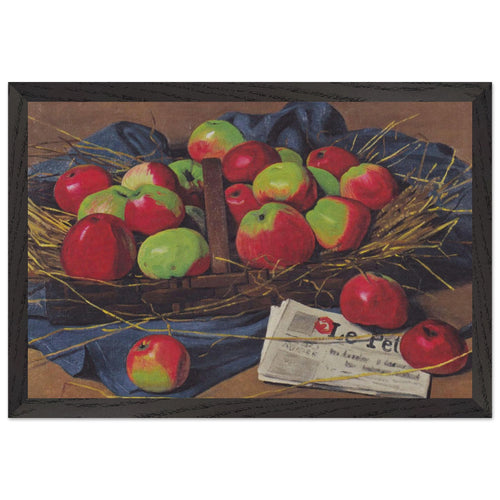 Apples by Felix Vallotton, framed poster, view 2