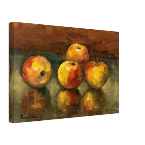 Apples by Stefan Luchian, canvas, view 2