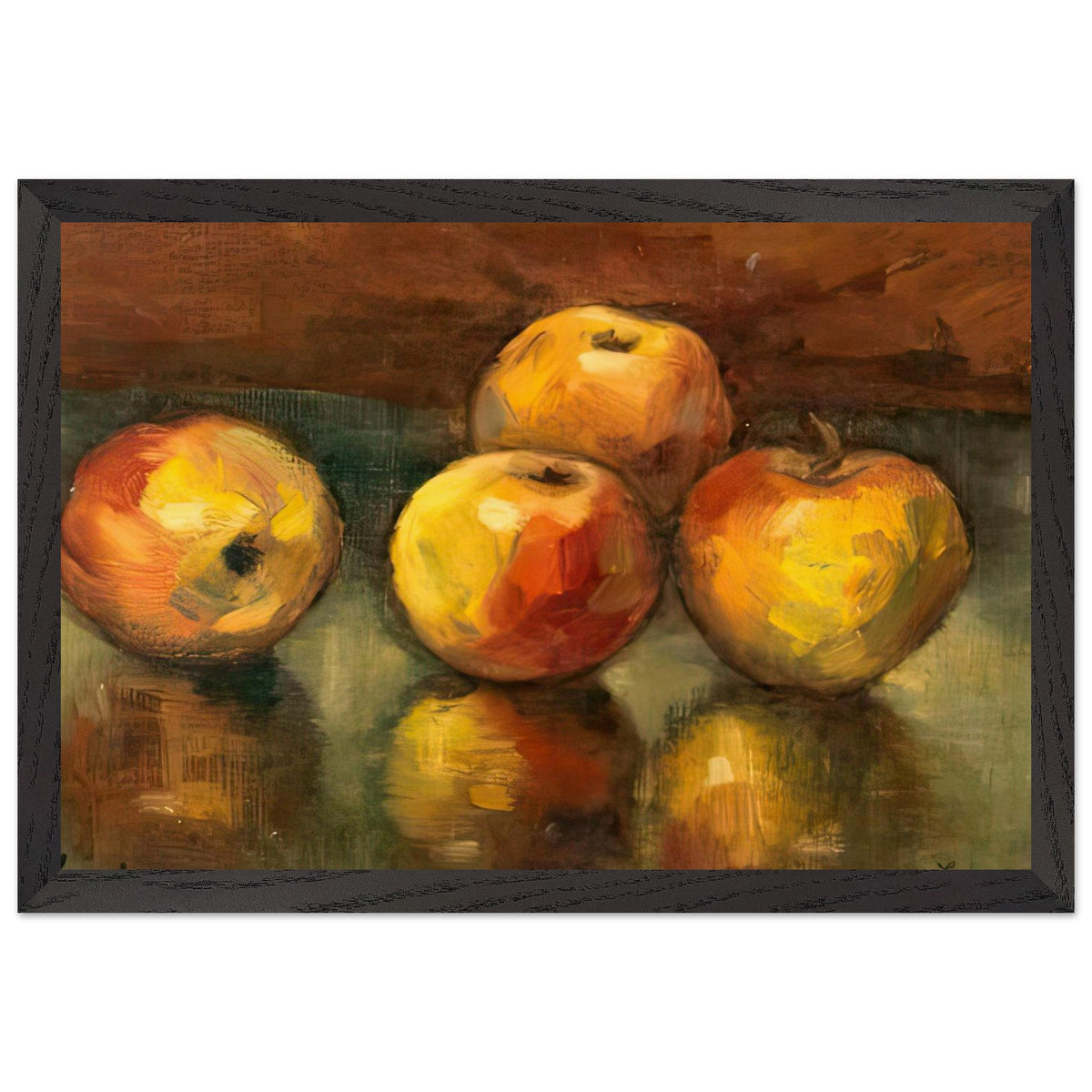 Apples by Stefan Luchian, framed poster, view 2