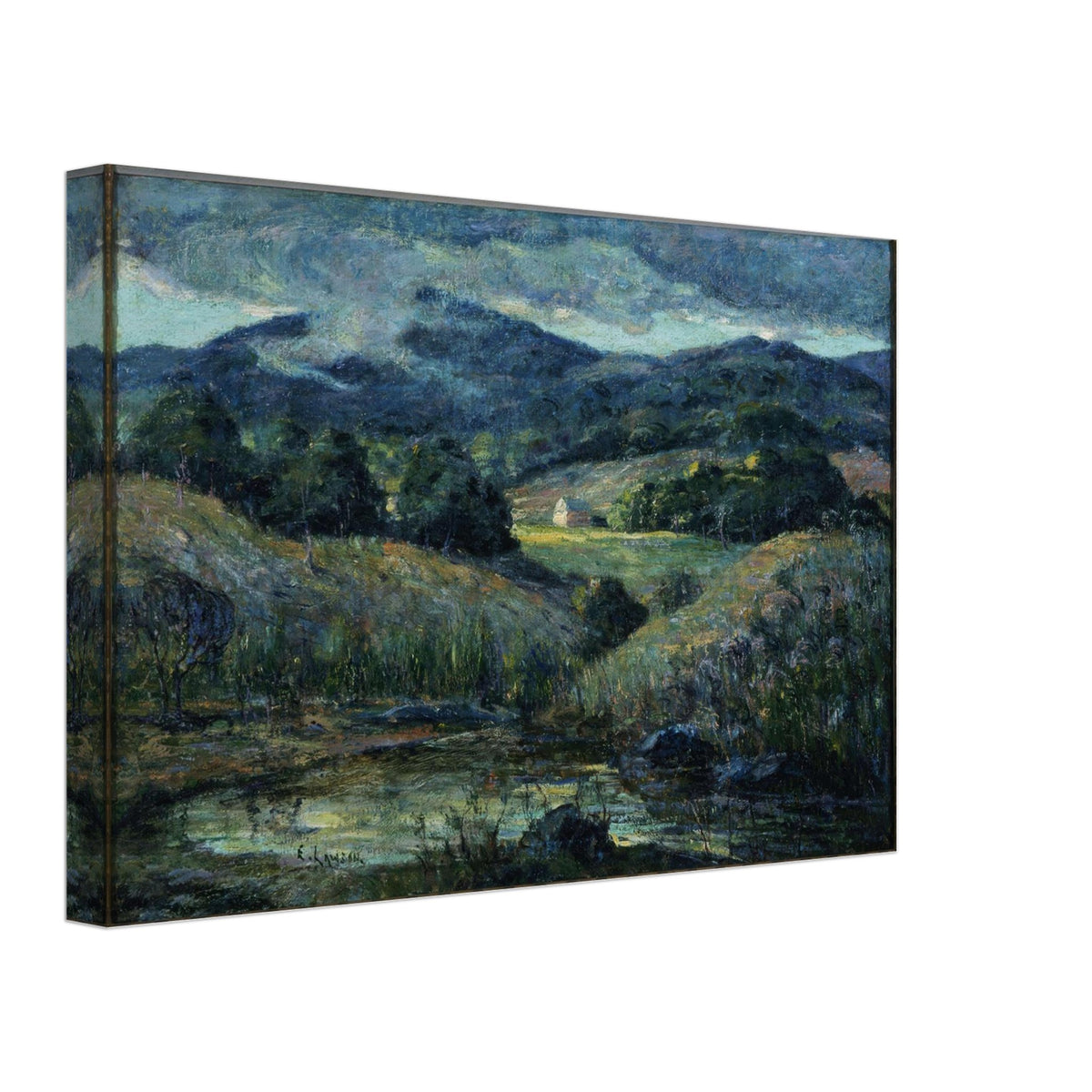 Approaching Storm by Ernest Lawson, canvas, view 2