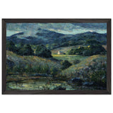 Approaching Storm by Ernest Lawson, framed poster, view 2