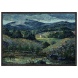 Approaching Storm by Ernest Lawson, framed poster, view 3