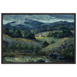 Approaching Storm by Ernest Lawson, framed poster