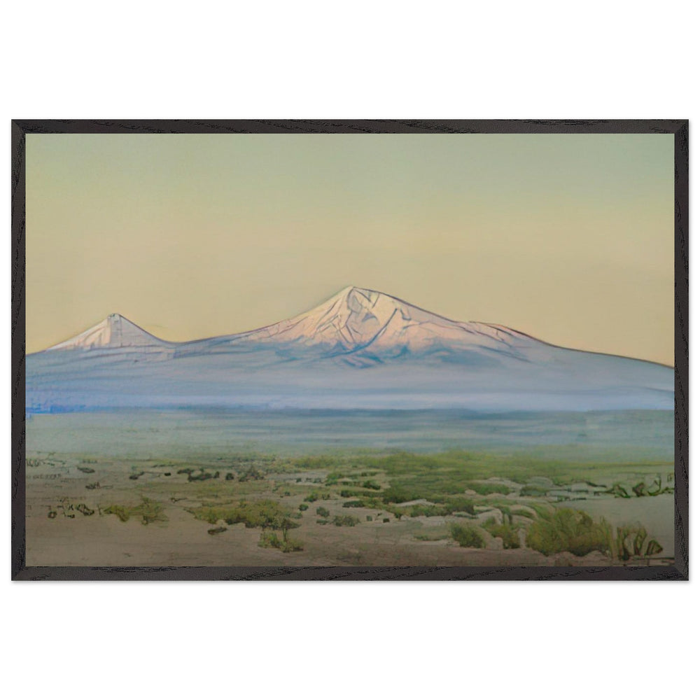Ararat by Arshak Fetvadjian, framed poster
