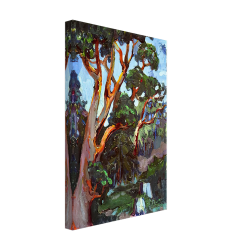 Arbutus Tree by Emily Carr, canvas, view 2