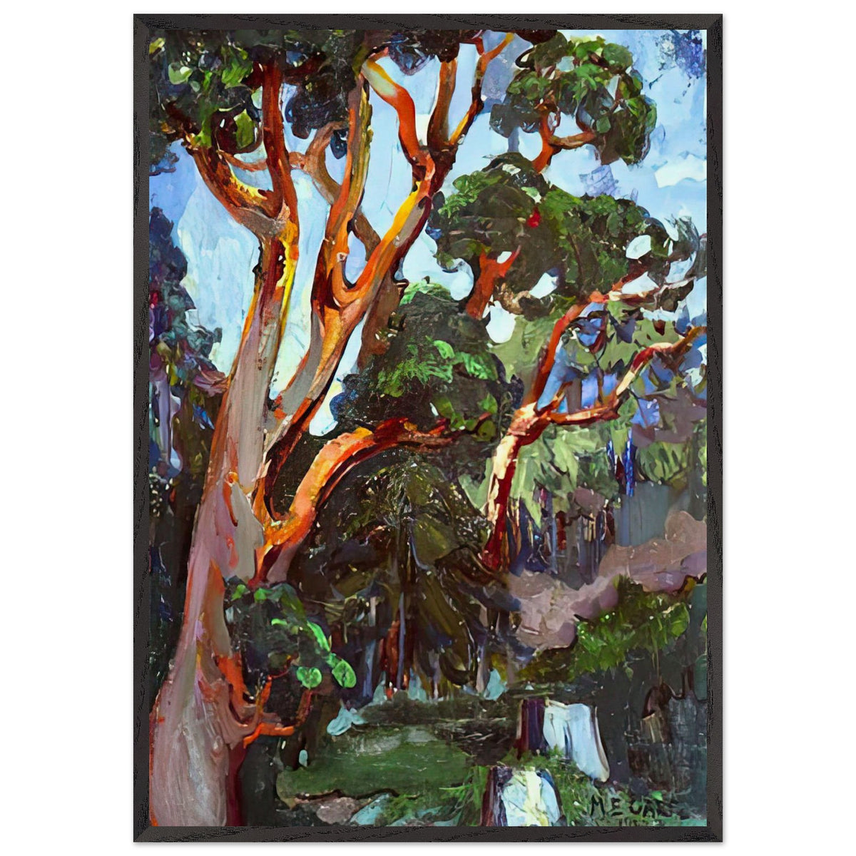 Arbutus Tree by Emily Carr, framed poster, view 3
