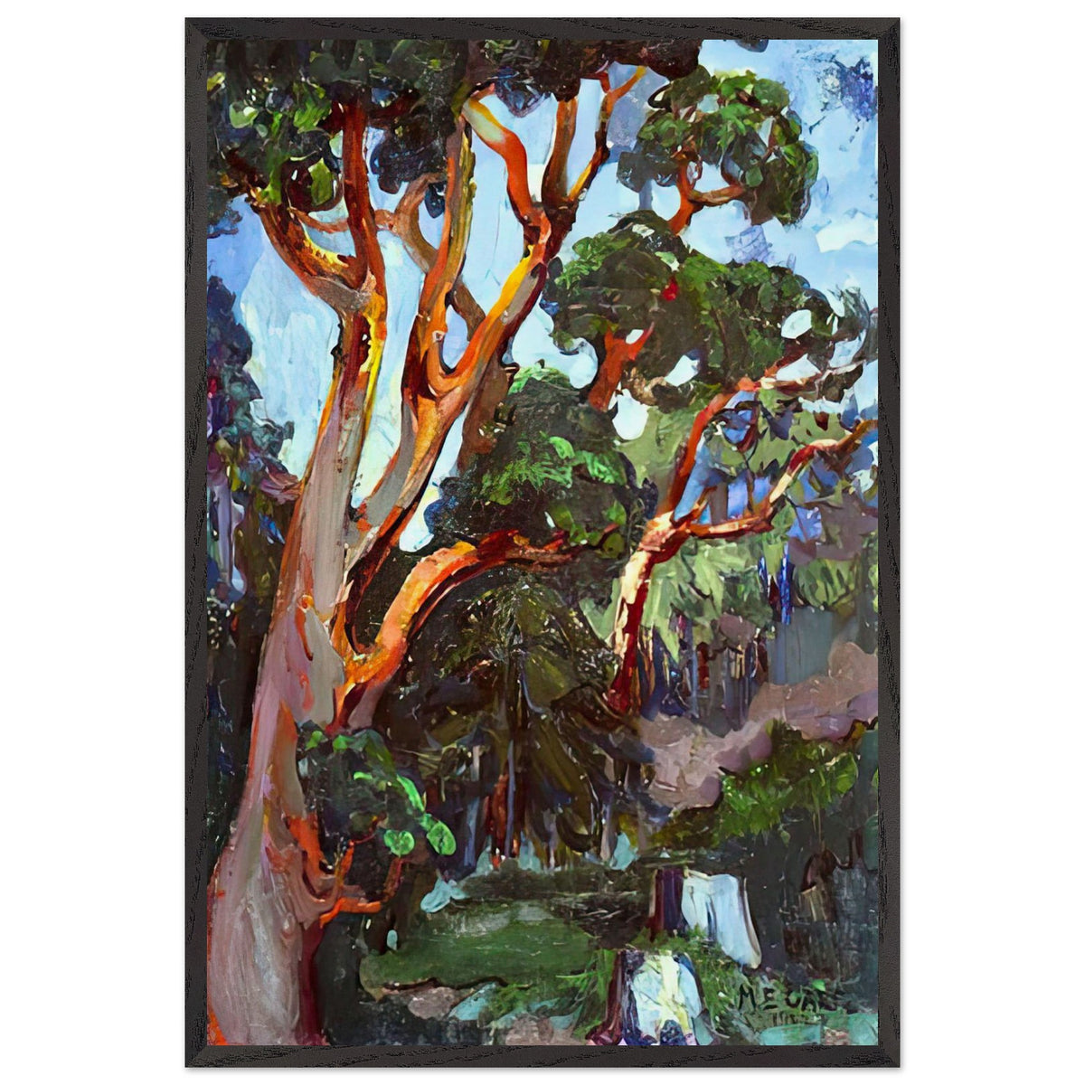 Arbutus Tree by Emily Carr, framed poster