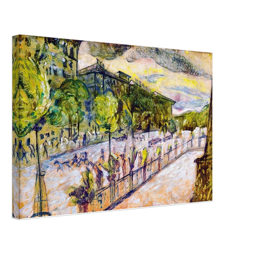 Aréna Út by Scheiber Hugó, canvas