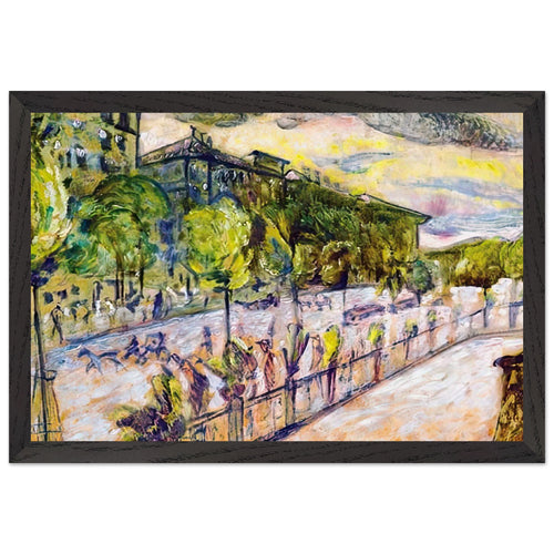 Aréna Út by Scheiber Hugó, framed poster, view 2