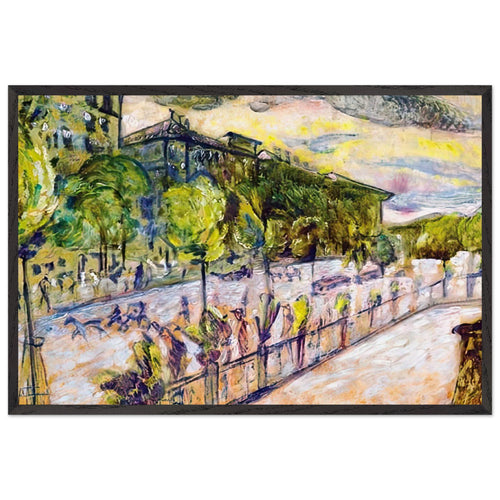 Aréna Út by Scheiber Hugó, framed poster