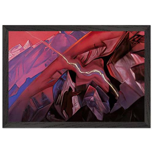 Arjuna by Nicholas Roerich, framed poster, view 2