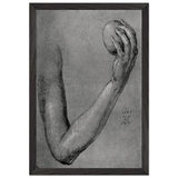 Arm of Eve by Albrecht Durer, framed poster, view 2