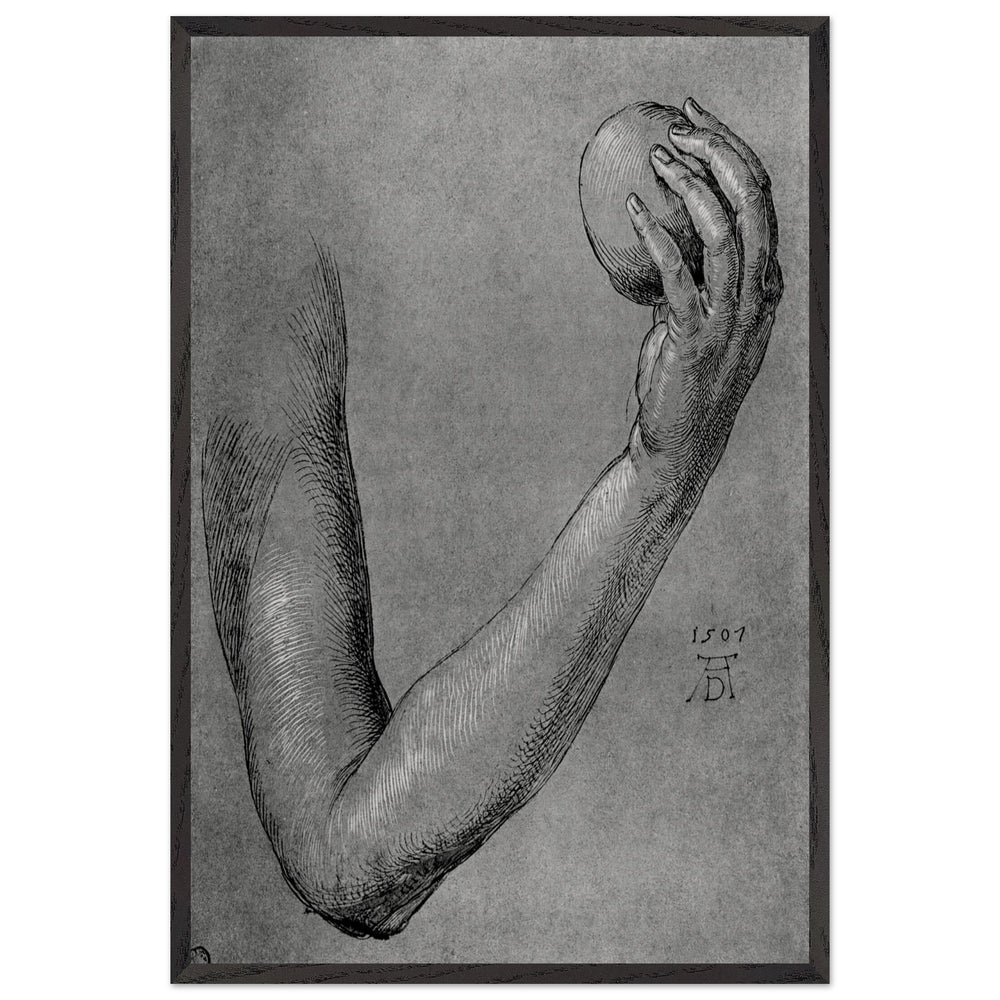 Arm of Eve by Albrecht Durer, framed poster
