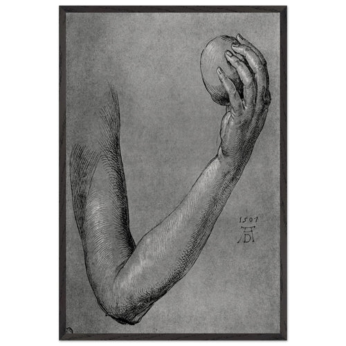 Arm of Eve by Albrecht Durer, framed poster