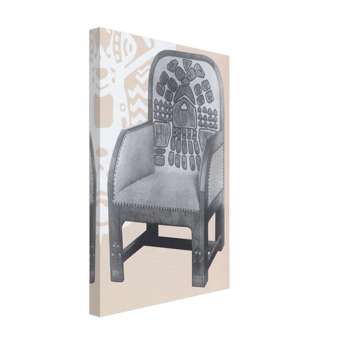 Armchair by Nicholas Roerich, canvas, view 2