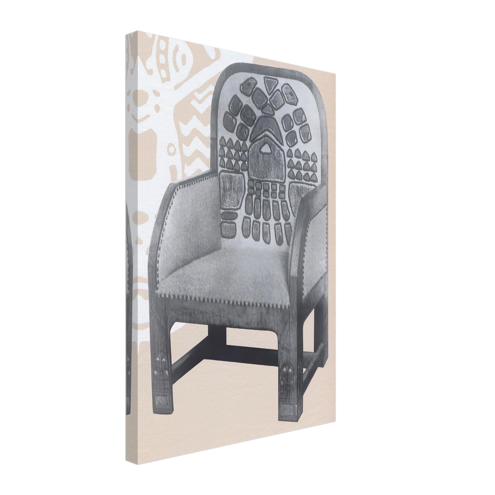 Armchair by Nicholas Roerich, canvas