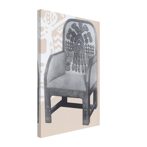 Armchair by Nicholas Roerich, canvas