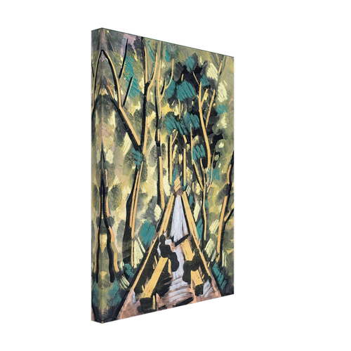 Árnyas Sétány by Scheiber Hugó, canvas, view 2