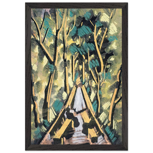 Árnyas Sétány by Scheiber Hugó, framed poster, view 2