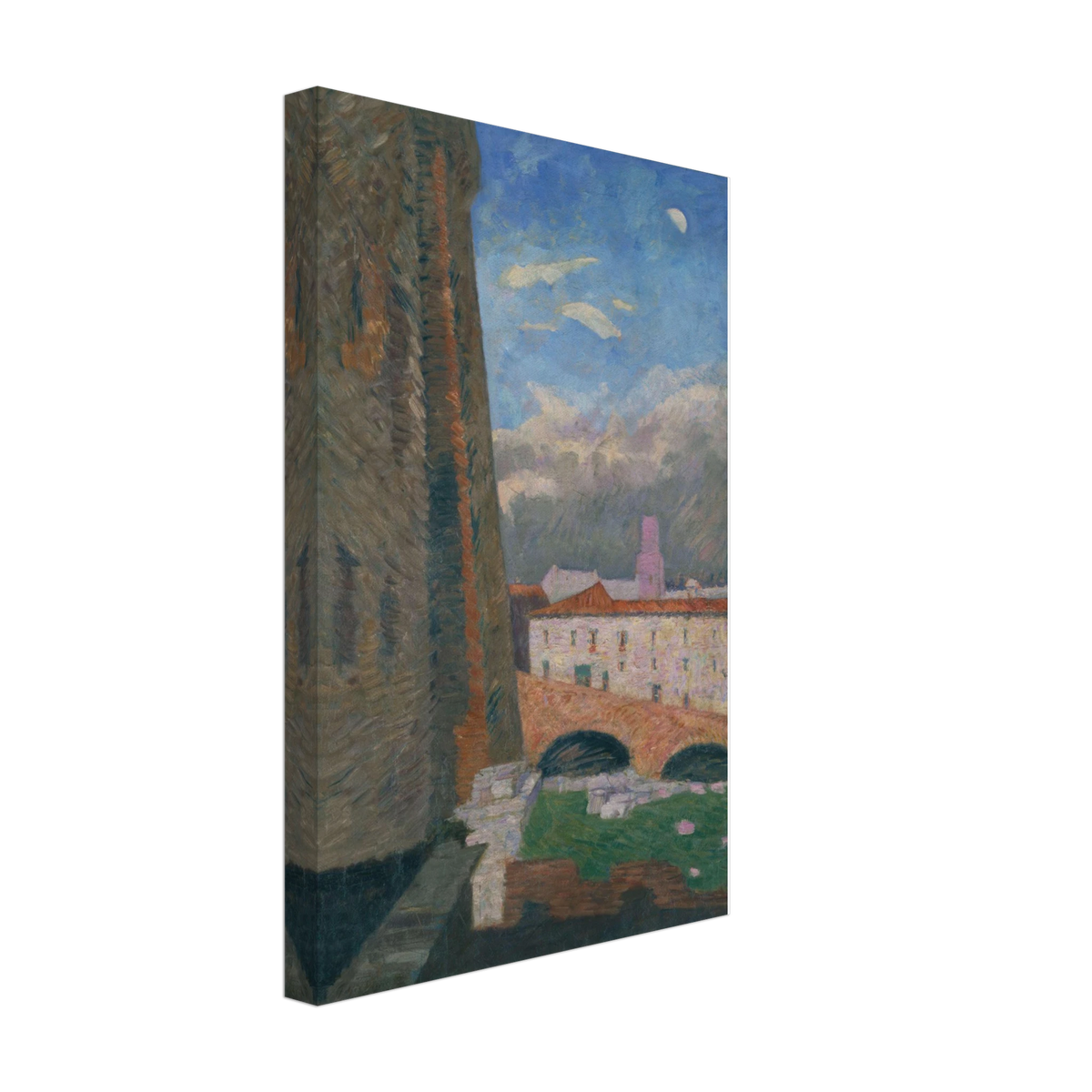 Around the Campidoglio by Fujishima Takeji, canvas, view 2