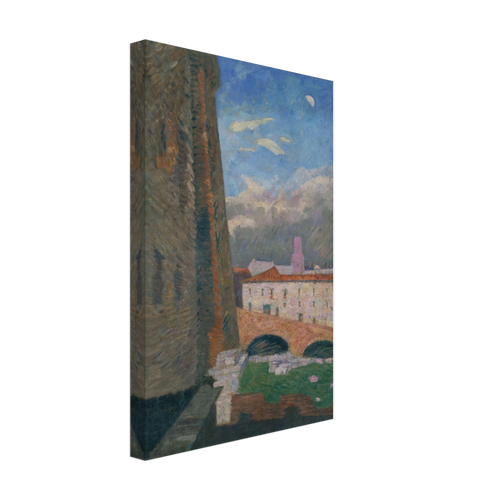Around the Campidoglio by Fujishima Takeji, canvas, view 2