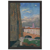 Around the Campidoglio by Fujishima Takeji, framed poster, view 2