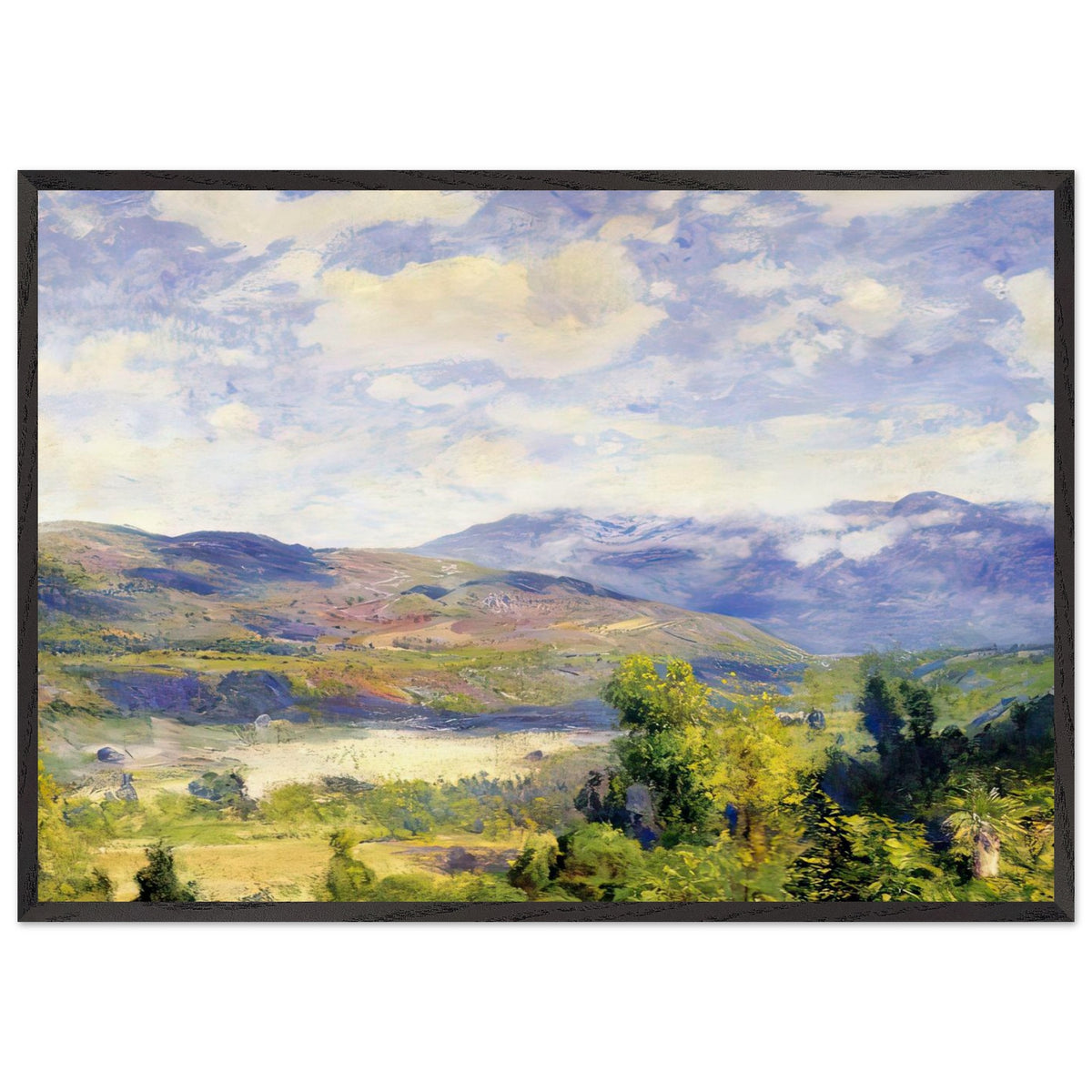 Arroyo Seco by Guy Rose, framed poster, view 3