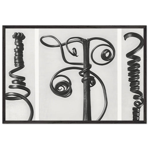 Art Forms in Nature 53 by Karl Blossfeldt, framed poster