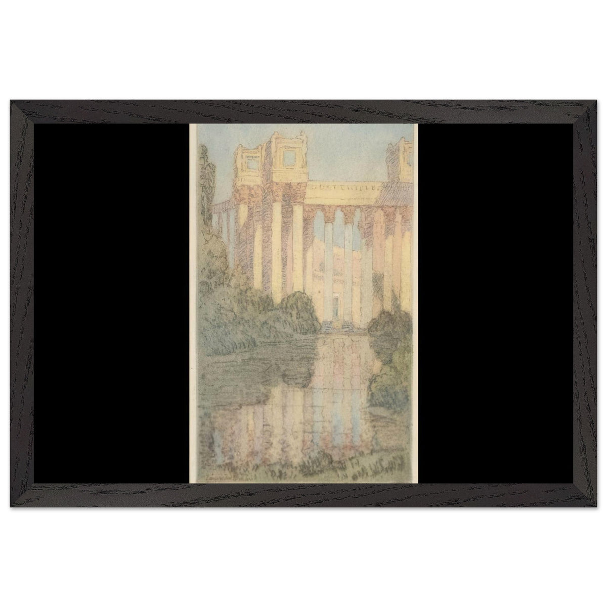 Art Palace, Reflections by Benjamin Brown, framed poster, view 2