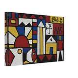 Arte Constructivo by Joaquin Torres Garcia, canvas, view 2
