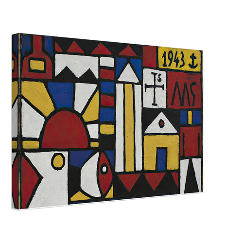 Arte Constructivo by Joaquin Torres Garcia, canvas