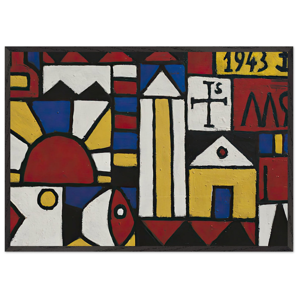 Arte Constructivo by Joaquin Torres Garcia, framed poster, view 3