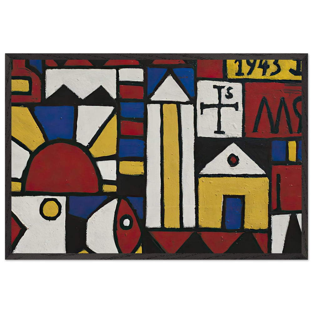 Arte Constructivo by Joaquin Torres Garcia, framed poster