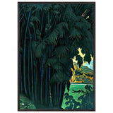 Ashram (Ceylon) by Nicholas Roerich, framed poster, view 3