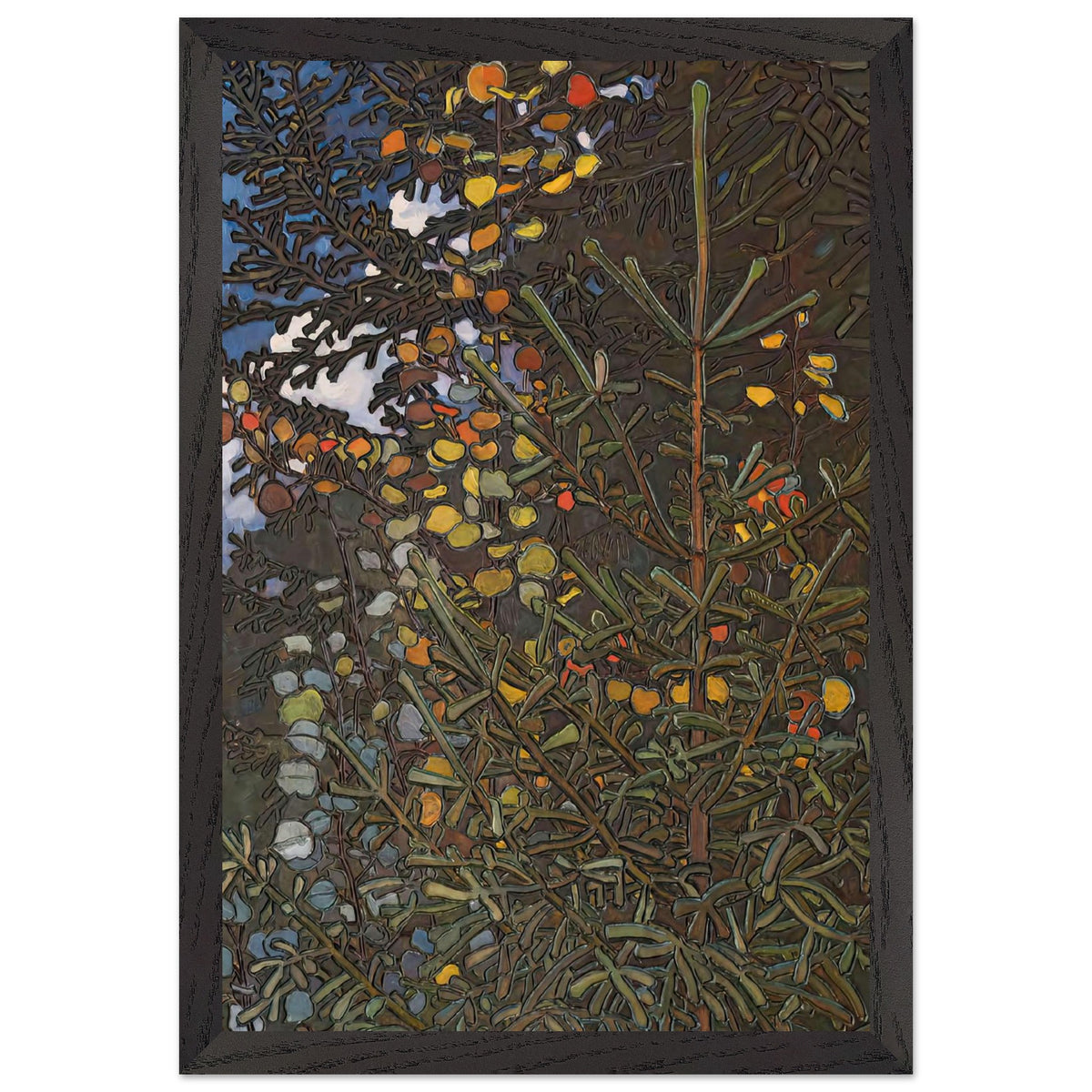 Aspen and Spruce by Maria Yakunchikova, framed poster, view 2