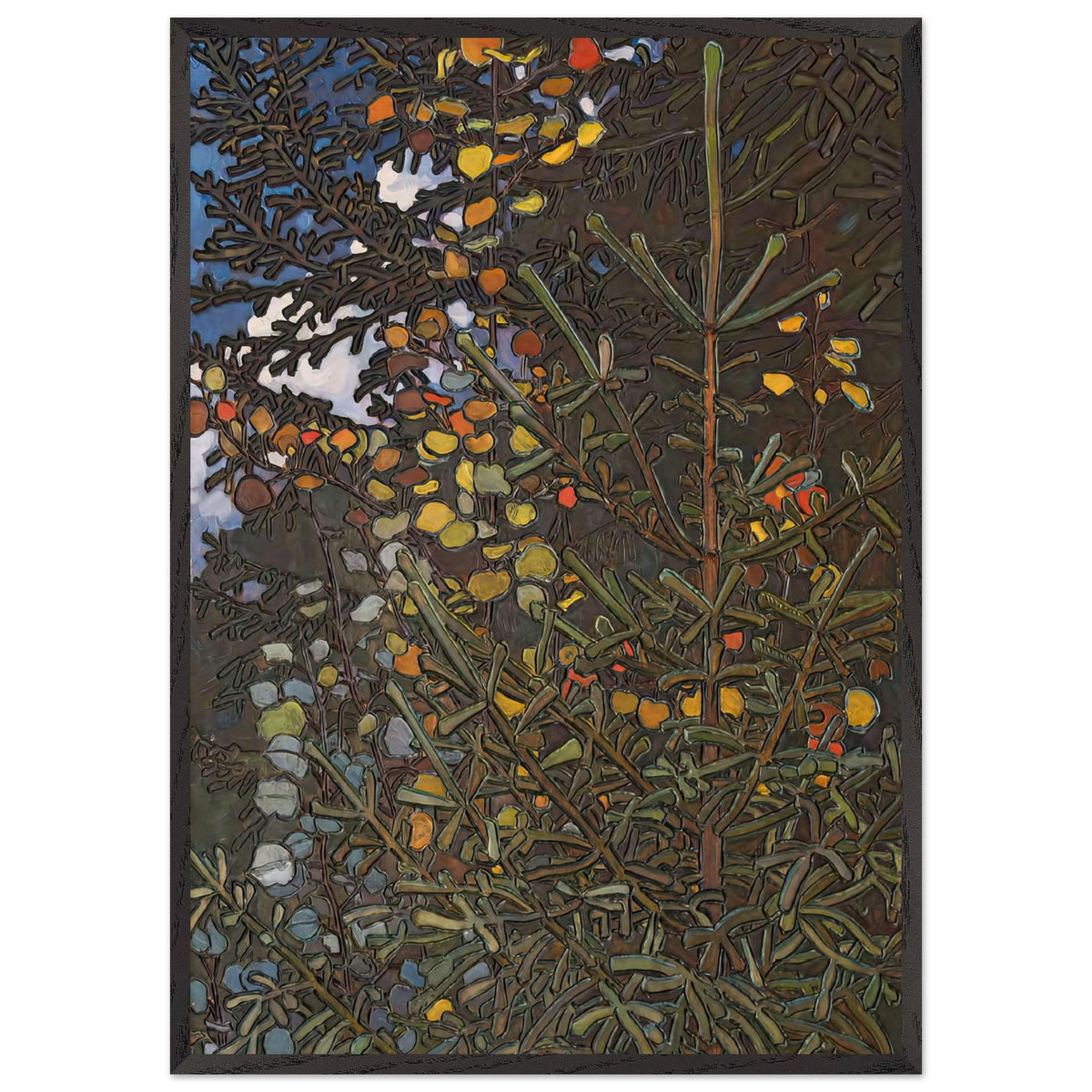 Aspen and Spruce by Maria Yakunchikova, framed poster, view 3