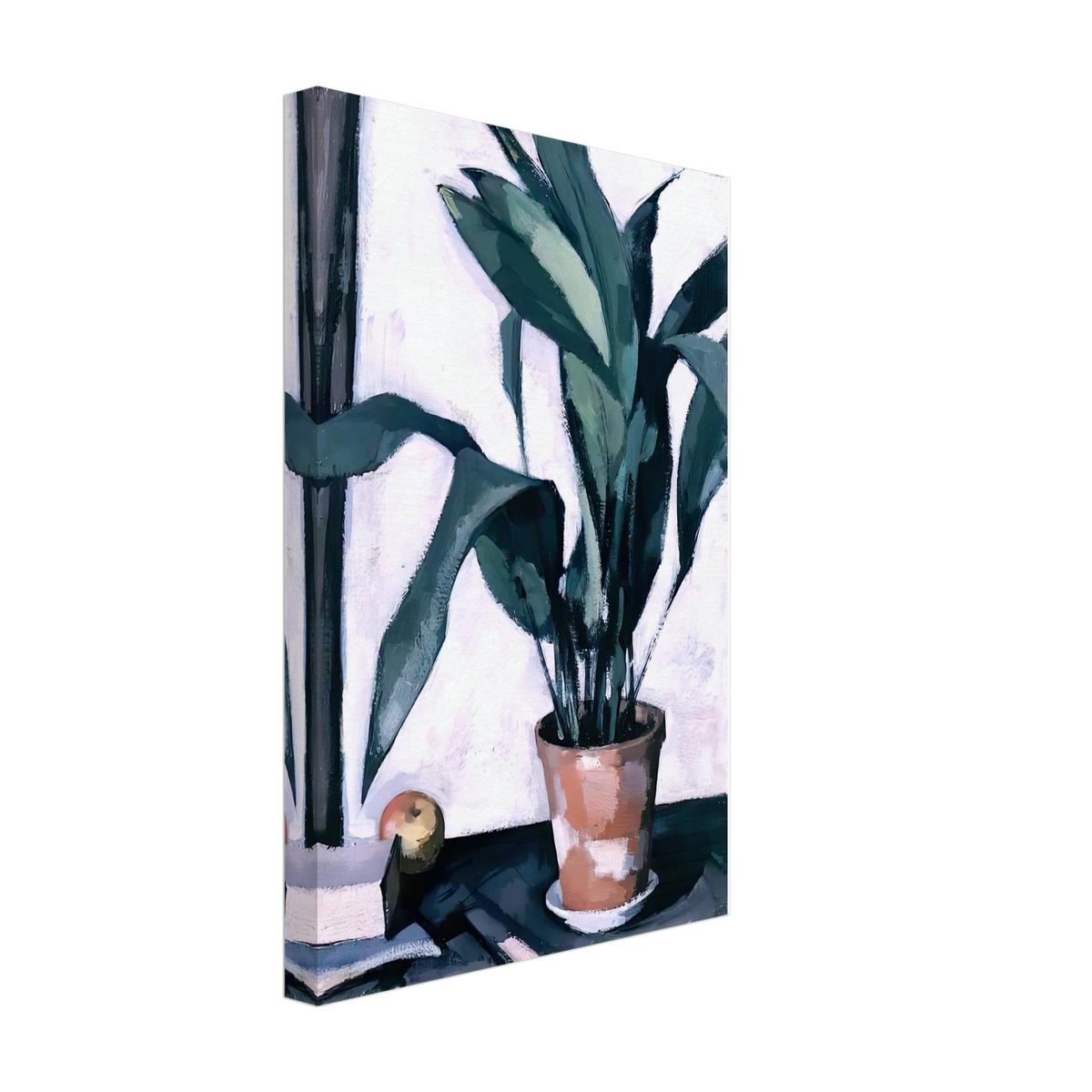 Aspidistra by Samuel Peploe, canvas, view 2