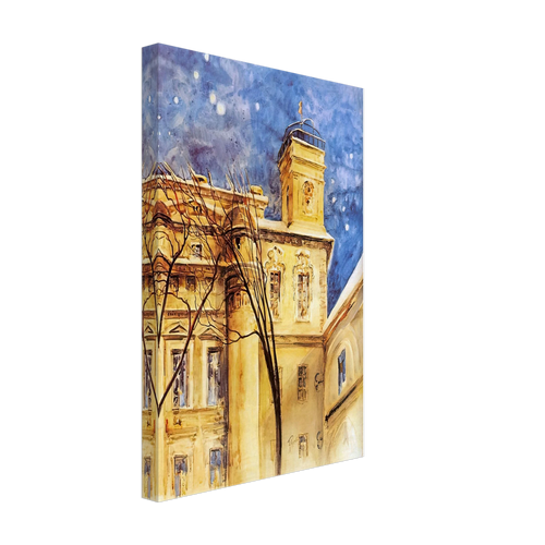 Astronomical Observatory of Vilnius University by Ferdynand Ruszczyc, canvas, view 2