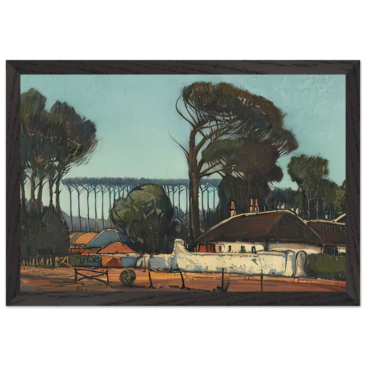At Claremont, Cape Province by Pieter Wenning, framed poster, view 2