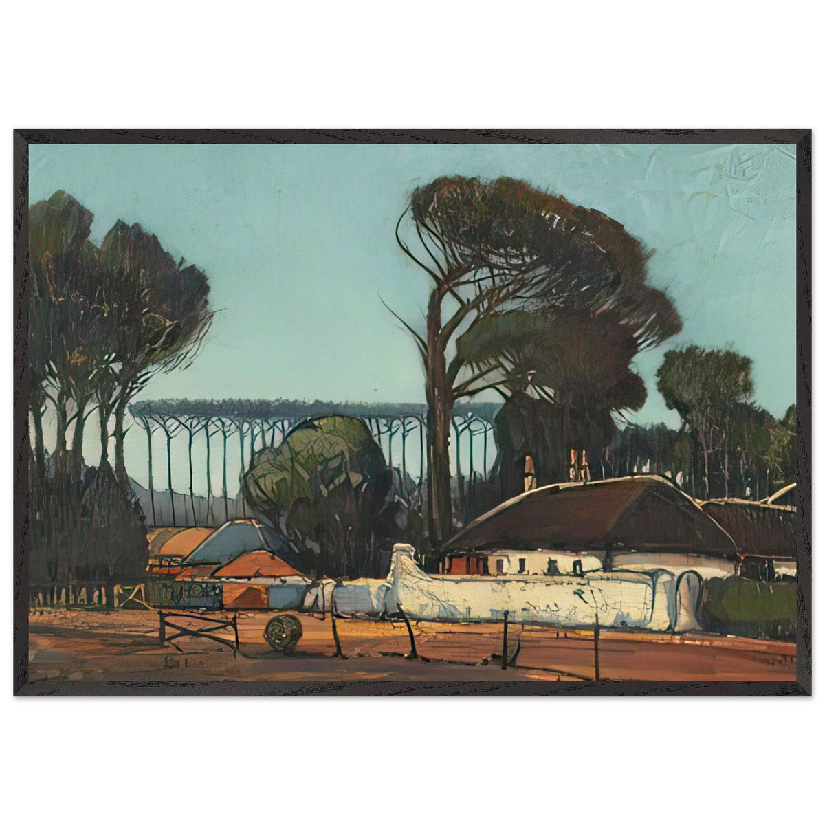 At Claremont, Cape Province by Pieter Wenning, framed poster, view 3