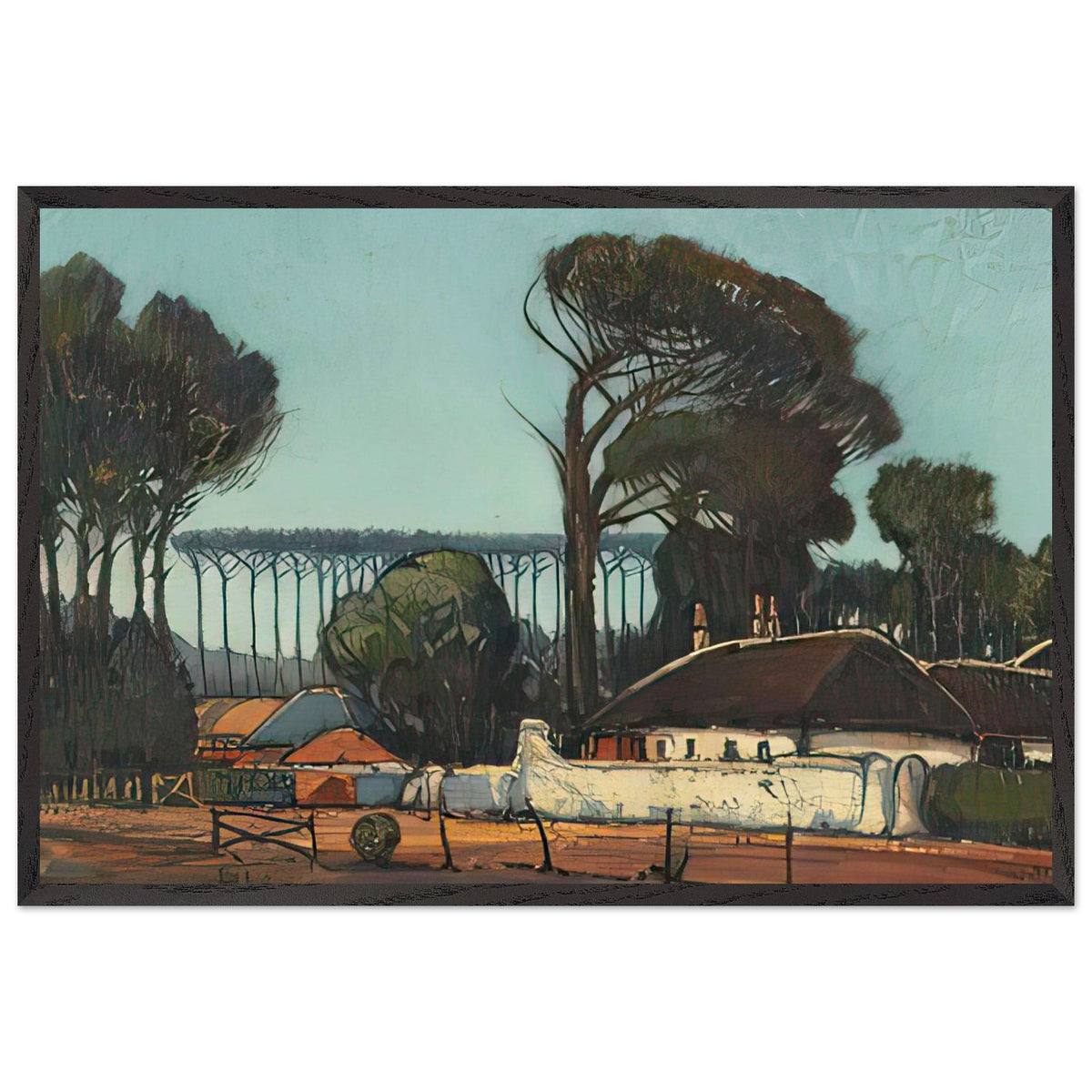 At Claremont, Cape Province by Pieter Wenning, framed poster