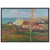 At the Coast of Normandy by Gustave Loiseau, framed poster, view 3