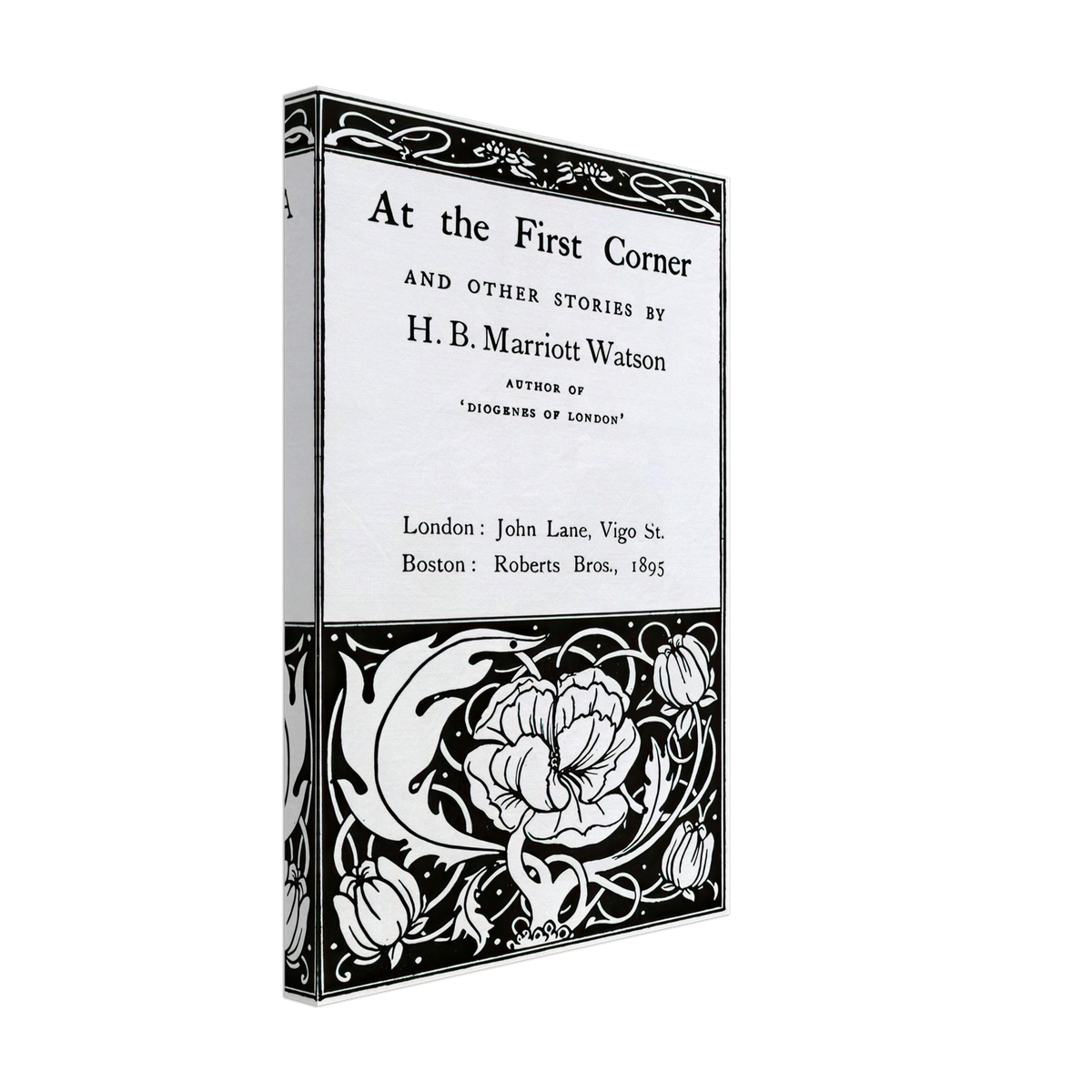 At the First Coner by Aubrey Beardsley, canvas, view 2