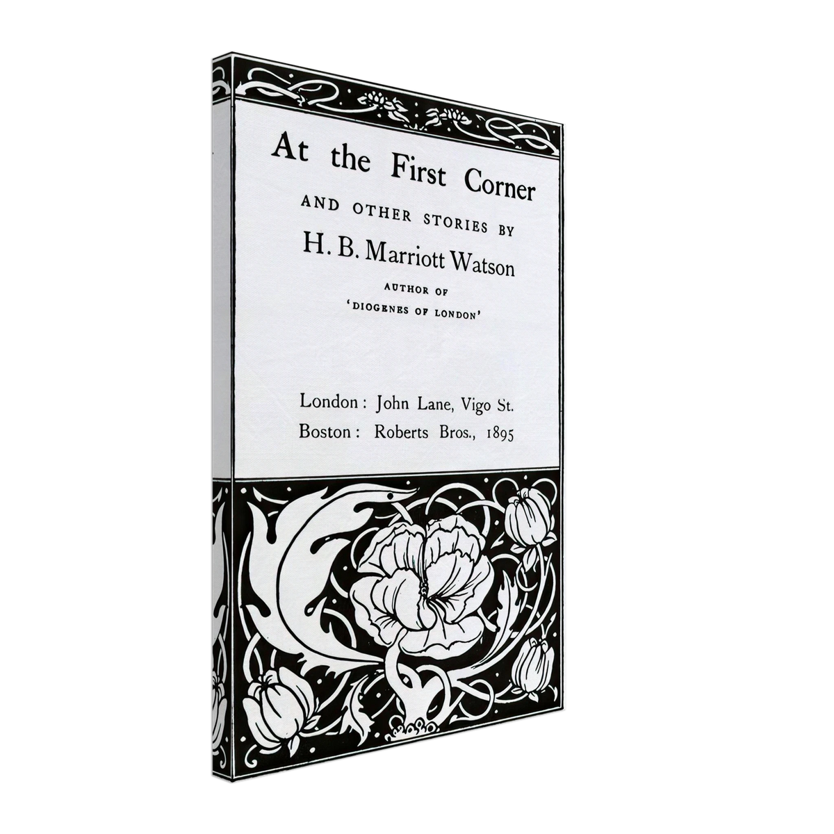 At the First Coner by Aubrey Beardsley, canvas
